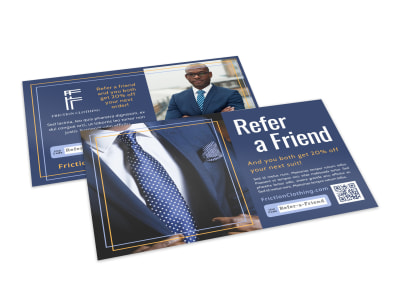 Refer A Friend Ecommerce Postcard Template j8atnouzad preview