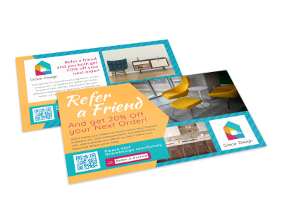 Refer A Friend Ecommerce Postcard Template 7vpg6uynxg preview