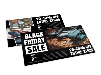 Black Friday Ecommerce Postcard Template hjoqas8dfx preview