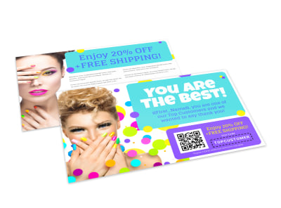 Top Customers Ecommerce Postcard Template e7lv4w02ba preview