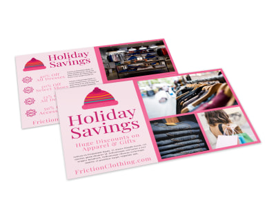 Holiday Ecommerce Postcard Template r4sm2kb8eb preview