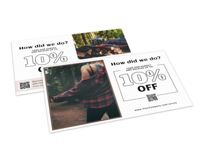 Survey Ecommerce Postcard Template 92vp85apbc preview