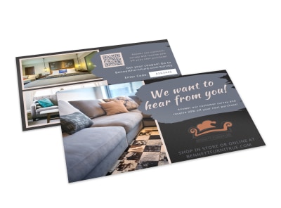 Survey Ecommerce Postcard Template shoyn0t2qx preview