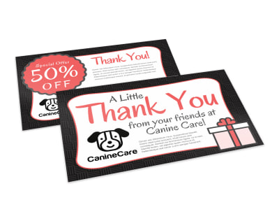 Thank You Ecommerce Postcard Template 4dxtx3bhq9 preview