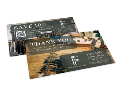 Thank You Ecommerce Postcard Template pt9o2ky3me preview