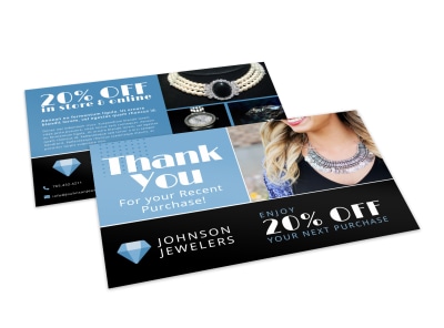 Thank You Ecommerce Postcard Template 83m71krika preview