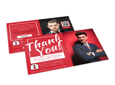 Thank You Ecommerce Postcard Template 3msuqqkrg7 preview