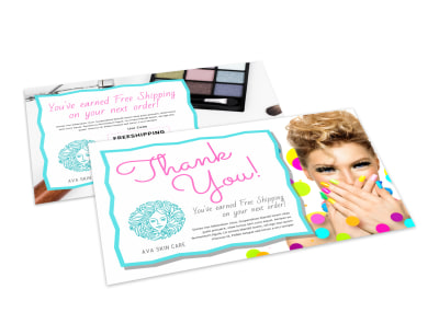 Thank You Ecommerce Postcard Template l05972zb9h preview