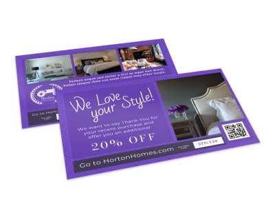 Thank You Ecommerce Postcard Template fr57bwhbxr preview