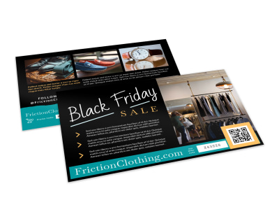 Black Friday Ecommerce Postcard Template pxzuyioeqs preview