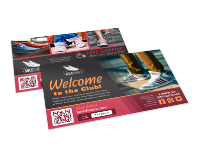 Welcome Ecommerce Postcard Template ldkcrm0j4a preview