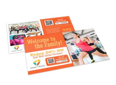 Welcome Ecommerce Postcard Template pa5te55sjo preview