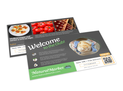 Welcome Ecommerce Postcard Template m6fr3yc45h preview