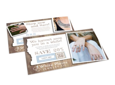 Inactive Customers Ecommerce Postcard Template xdxibo83j2 preview