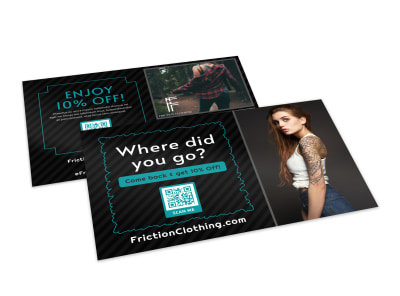 Inactive Customers Ecommerce Postcard Template o10yy8lny1 preview