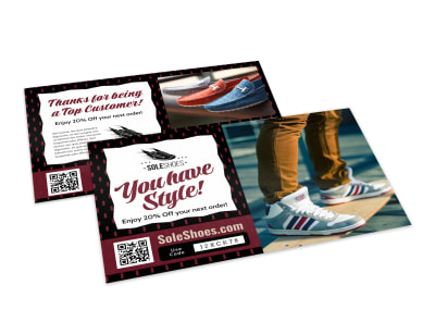 Top Customers Ecommerce Postcard Template cuer7y9ib8 preview