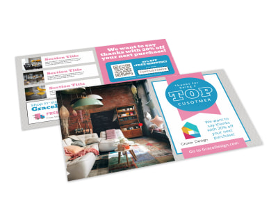 Top Customers Ecommerce Postcard Template kzj0s050m4 preview