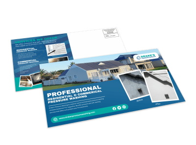 Cleaning EDDM Postcards Template Preview
