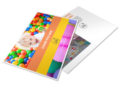 Party Rental Supplies Postcard Template preview