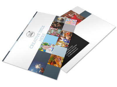 Holiday Party Service Postcard Template preview