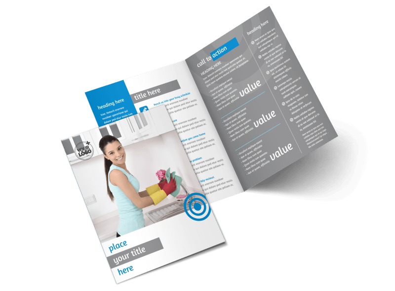 House Cleaning Service Brochure Template Preview 1