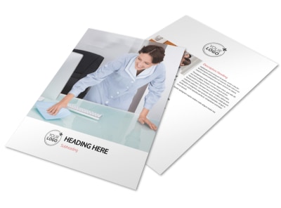 Office Cleaning Flyer Template preview