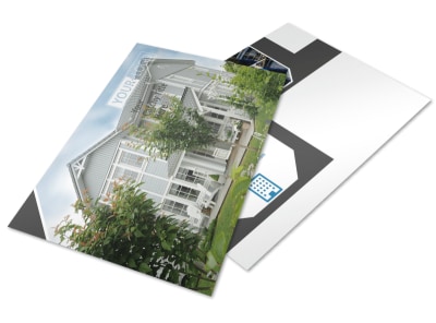 Window Cleaning & Pressure Washing Postcard Template preview