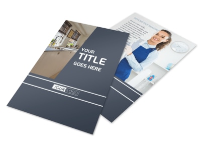 Apartment Cleaning Flyer Template 3 preview