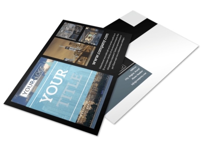 Urban Real Estate Postcard Template preview