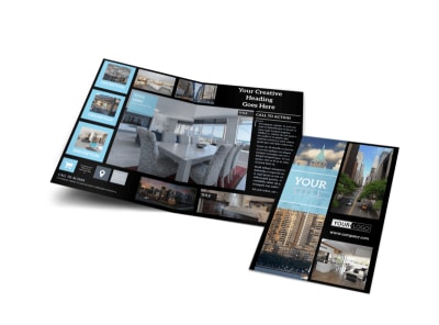 Urban Real Estate Bi-Fold Brochure Template preview