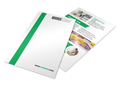 Green Cleaning Flyer Template 3 preview