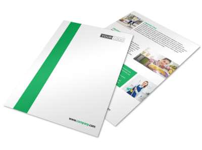 Green Cleaning Flyer Template preview