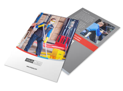 Industrial Cleaning Flyer Template 3 preview