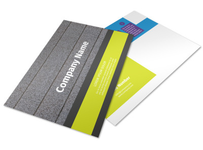 Roof Cleaning Postcard Template preview