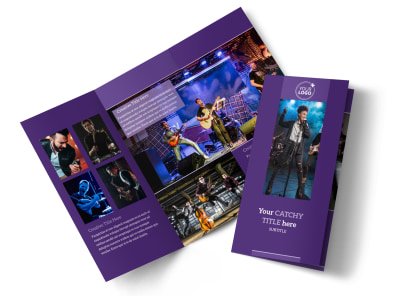 Music Concert Tri-Fold Brochure Template preview