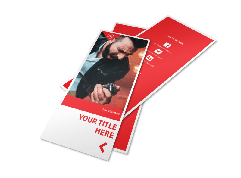 Music Lessons Flyer Template Preview 1