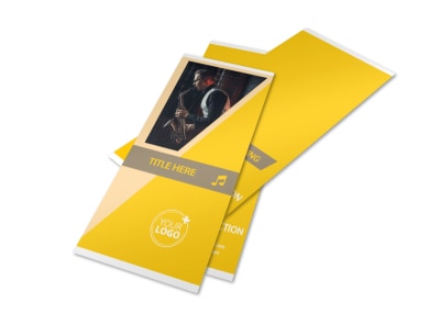 Jazz Band Flyer Template 2 preview