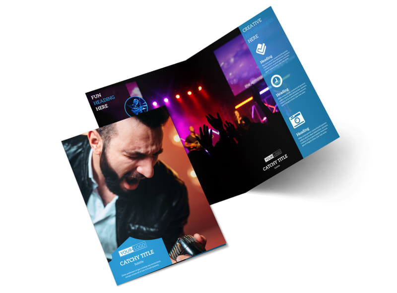 live music concert brochure template mycreativeshop