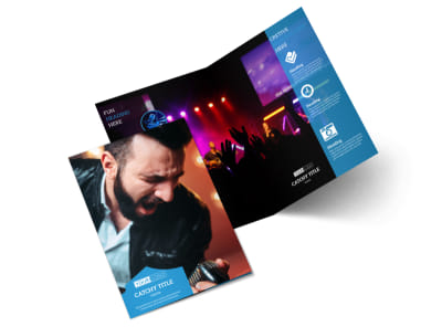 Live Music Concert Bi-Fold Brochure Template 2 preview