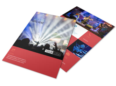 Band Info Flyer Template preview