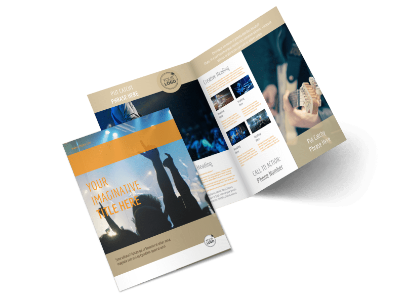 Music Event Brochure Template Preview 1
