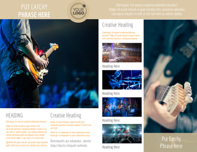 Music Event Brochure Template Preview 2