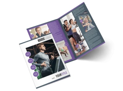 Sports & Health Club Bi-Fold Brochure Template 2 preview