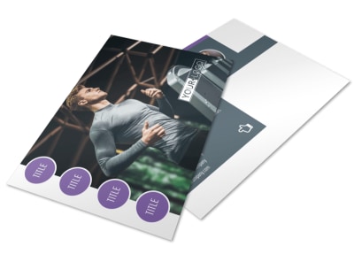 Sports & Health Club Postcard Template 2 preview