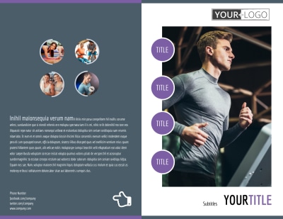 Fitness Gym Brochure Template Preview 1