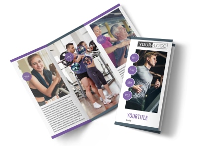 Sports & Health Club Brochure Template preview
