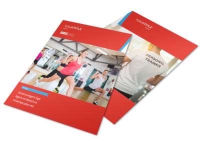 Health & Fitness Center Flyer Template preview