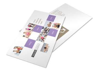 Elite Aerobics Postcard Template 2 preview
