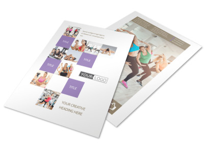 Elite Aerobics Flyer Template preview