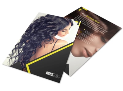 Hair Salon Studio Flyer Template preview